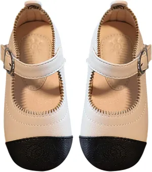 Baby Infant Leather Soft Closed Toe Sandals Adjusted Strap Ankle Summer Shoes Toddler Newborn Flat Non Slip Sandals