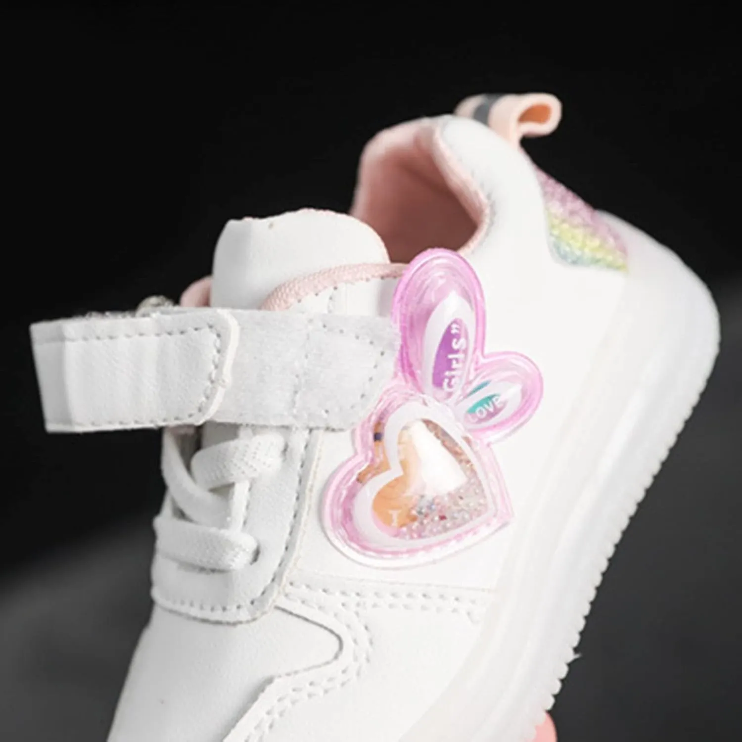Baby Toddler Boys Girl LED Light Up Casual Shoes 17 Years Old Kids 𝙲artoon Rabbit Luminous Sport Shoes Sneakers