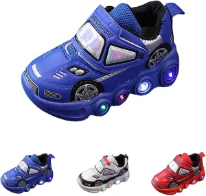 Baby Toddler Boys Girl Led Light Up Casual Shoes Kids artoon Rabbit Luminous Sport Flat Sneakers Sports Walking