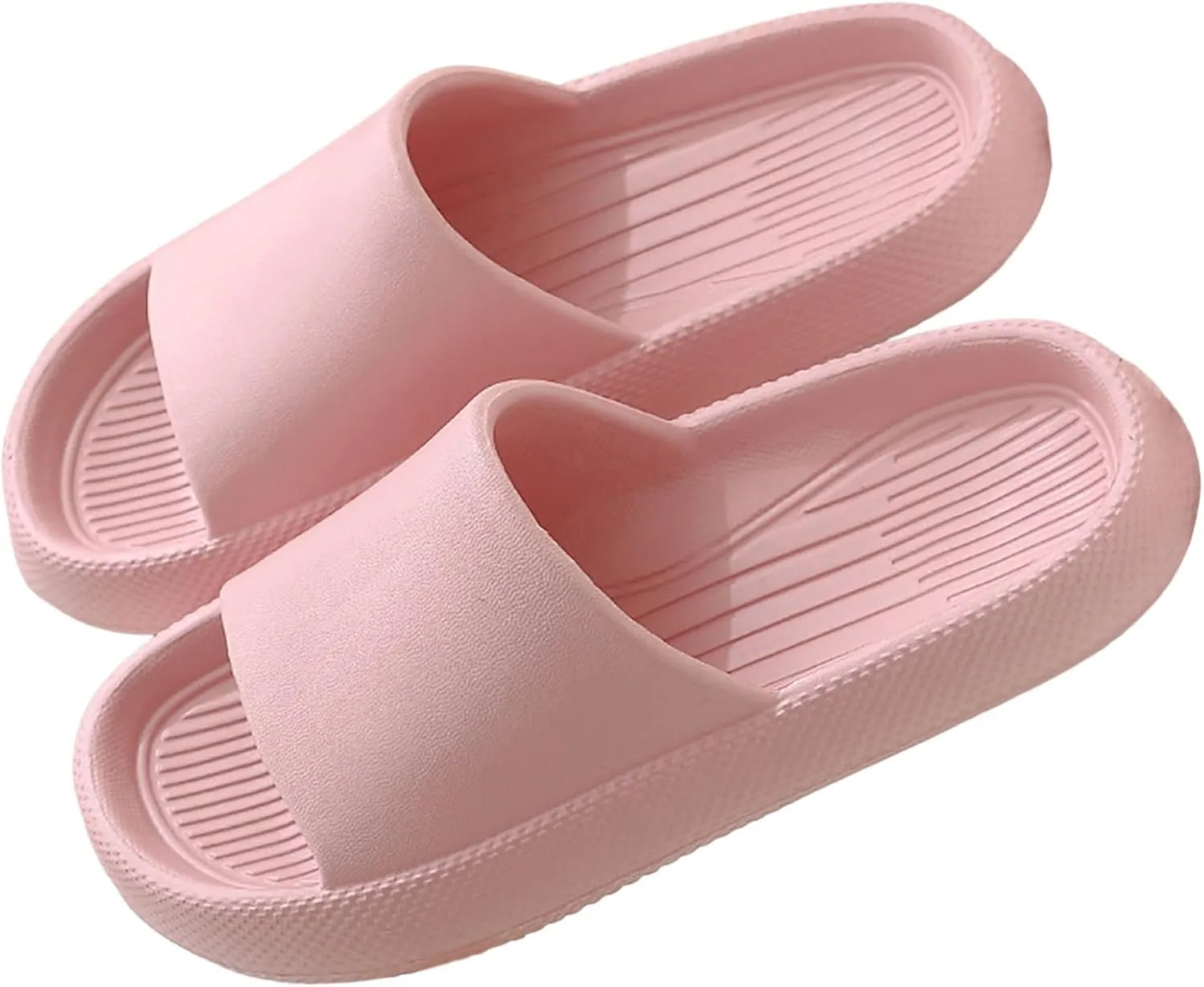 Bath Slippers Mens Cloud Slides Women and Men Indoor Slipper Showers Sandals Non Slip Shower Slides Dorms Outdoor