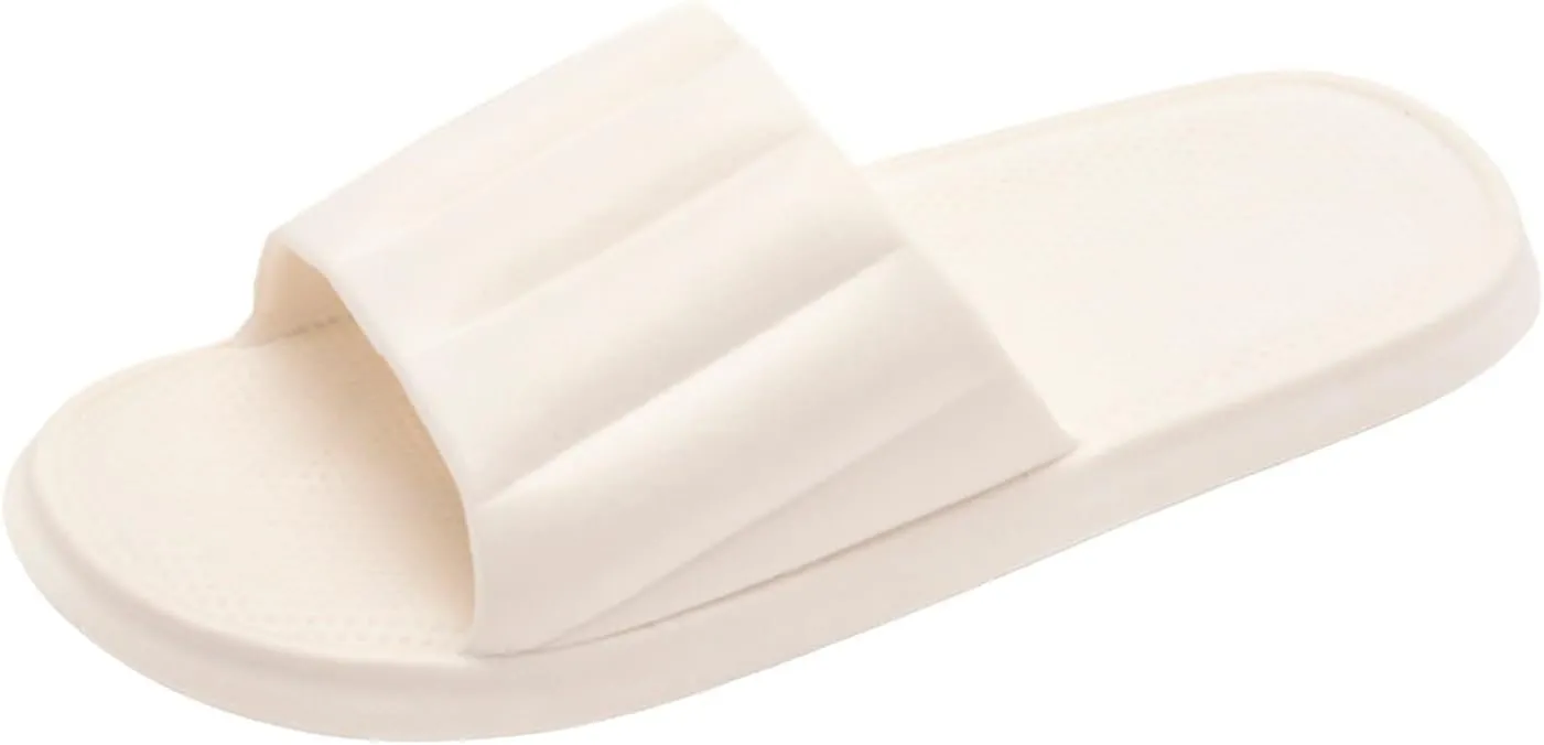 Bath Slippers Women and Men Indoor Slipper Mens Pillow Slippers Cloud Slides Shower Slides Comfortable Soft Sole
