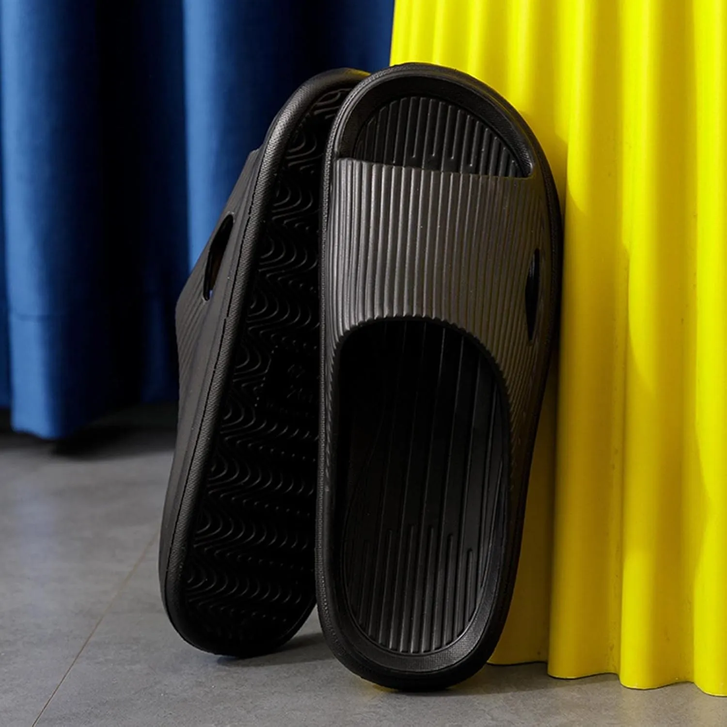 Bathroom Slippers Men Shower Shoes Women Mens Shower Shoes Womens Slides Lightweight Comfortable Beach Slippers