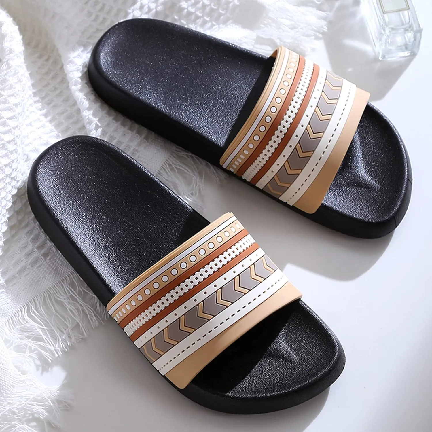 Bathroom Slippers Men Slides for Women Cloud Slippers for Men Womens Slides Pool Public Beach