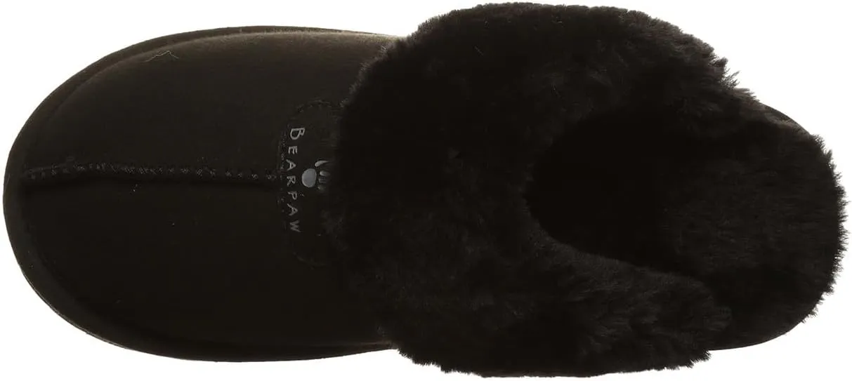 BEARPAW Womens Vegan Loki Slip On Vegan Slide Slippers