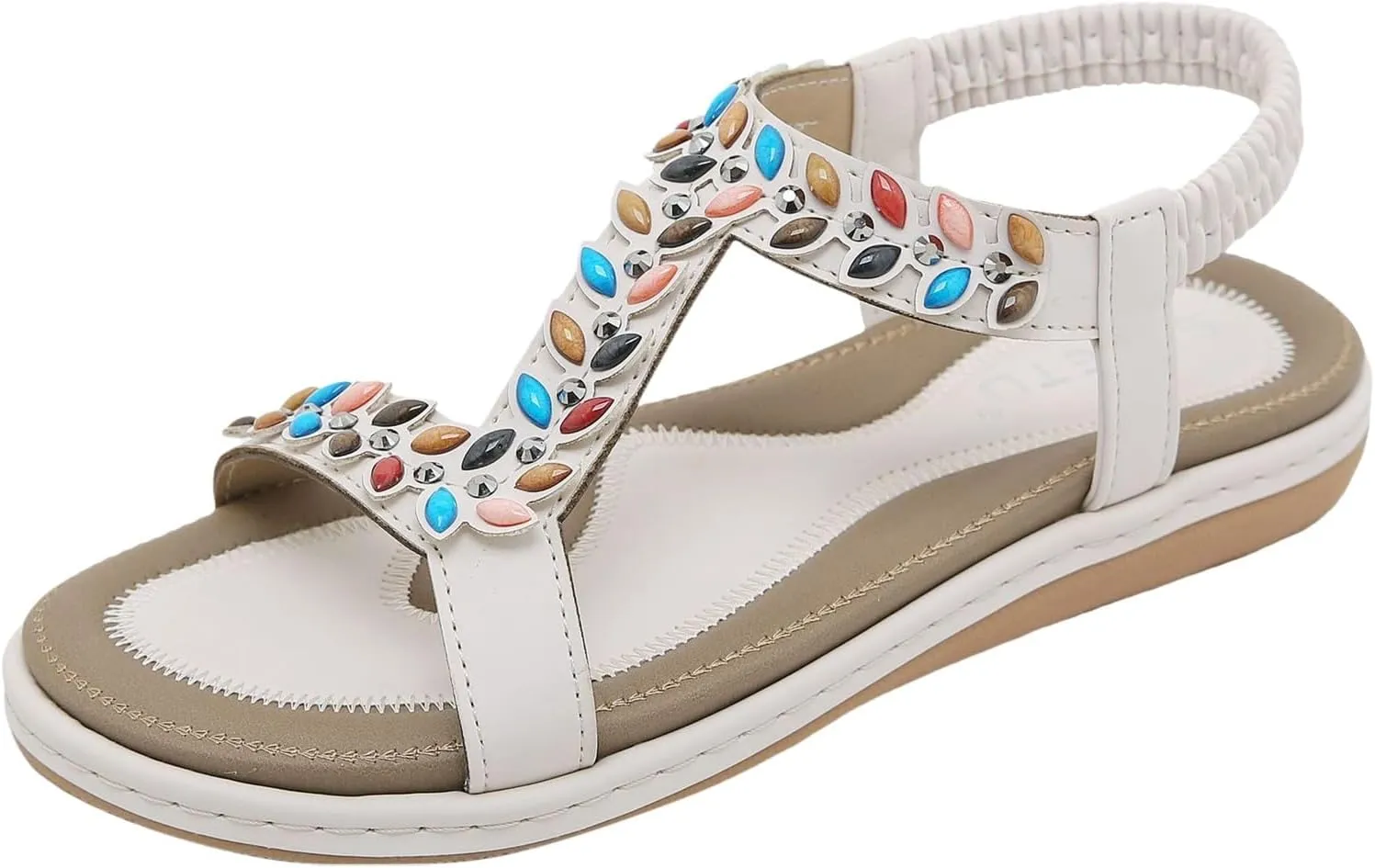 Breathable Summer Sandals for Women Comfortable Ankle Strap Outdoor Walking Shoes Versatile Sandals for Women