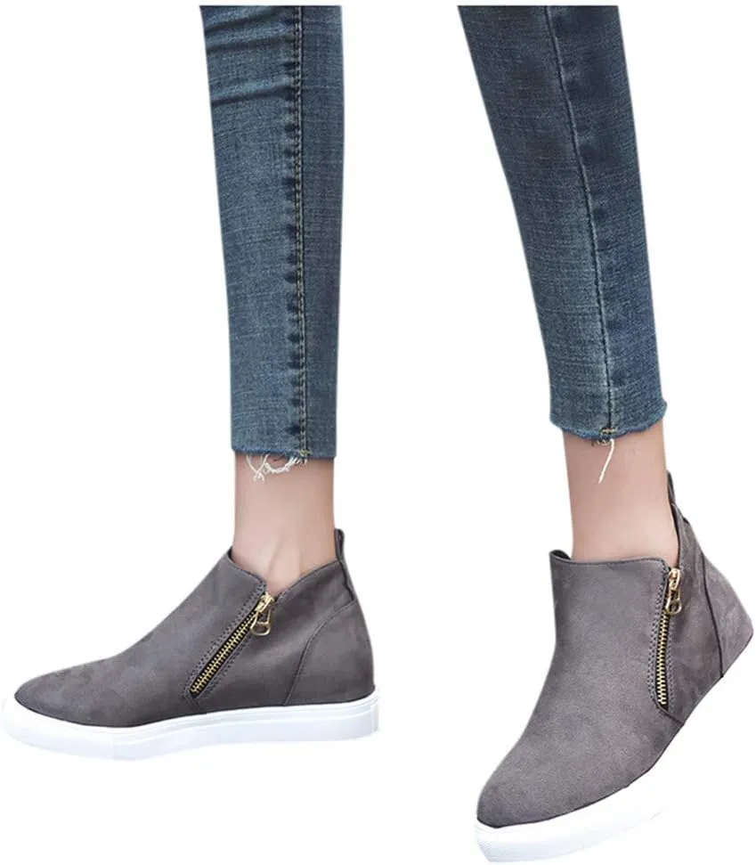 Casual Shoes for Women Wide Width Gibobby 2019 New Slide Hollow-Out Round Toe Casual Women's Outdoor Sneakers,Fashion Casual Hollow-Out Round Toe Slip On Shoes Flat for Women