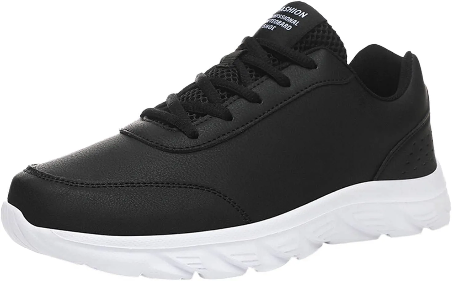 Casual Sport Shoes for Men Fashion Simple Daily Shoes Flat Bottom Lace up Comfortable Lightweight Rubber Sole Sneakers Soft Work Walking Shoe