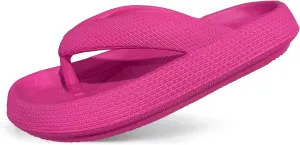 Cloud Flip Flops for Men Women Orthotic Lightweight Beach Slides Pillow Soft Slides Sandals Cushion Beach Flip Flops EVA Comfy Bath Spa Walking Sandals Pool Thong Slippers
