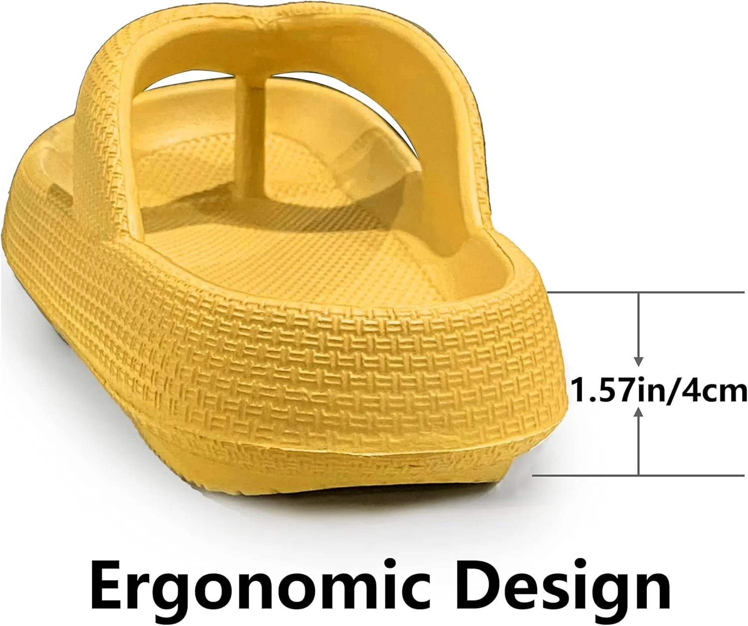 Cloud Flip Flops for Men Women Orthotic Lightweight Beach Slides Pillow Soft Slides Sandals Cushion Beach Flip Flops EVA Comfy Bath Spa Walking Sandals Pool Thong Slippers