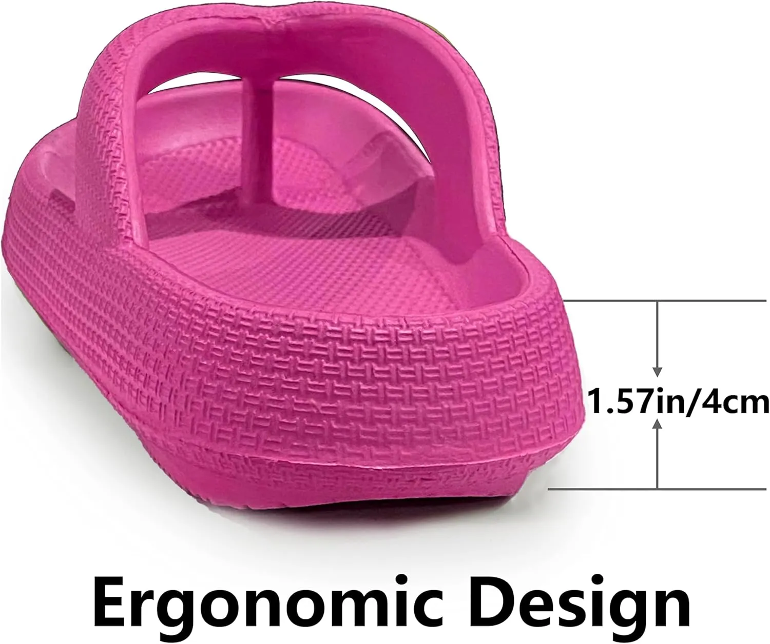 Cloud Flip Flops for Men Women Orthotic Lightweight Beach Slides Pillow Soft Slides Sandals Cushion Beach Flip Flops EVA Comfy Bath Spa Walking Sandals Pool Thong Slippers