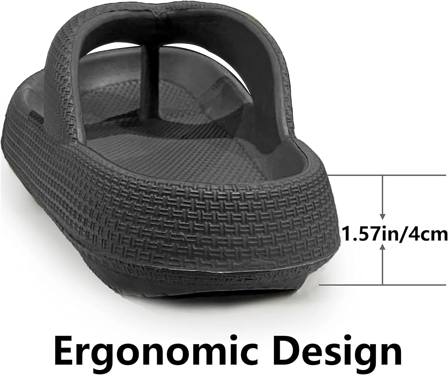 Cloud Flip Flops for Men Women Orthotic Lightweight Beach Slides Pillow Soft Slides Sandals Cushion Beach Flip Flops EVA Comfy Bath Spa Walking Sandals Pool Thong Slippers