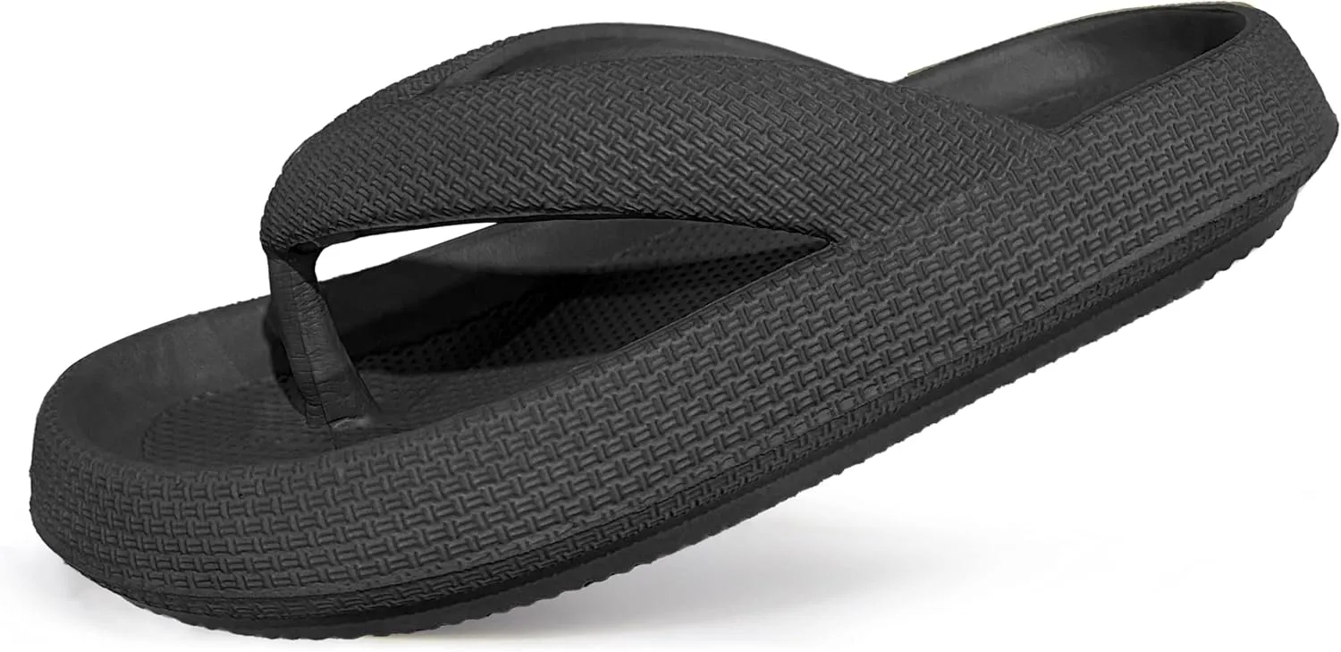 Cloud Flip Flops for Men Women Orthotic Lightweight Beach Slides Pillow Soft Slides Sandals Cushion Beach Flip Flops EVA Comfy Bath Spa Walking Sandals Pool Thong Slippers