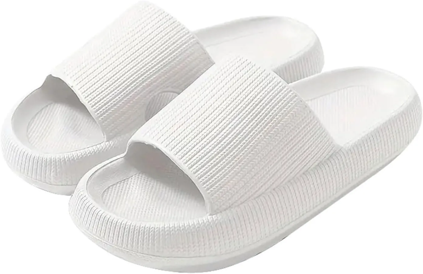 Cloud Slippers for Women and Men Pillow House Slipper Eva Soft Slides Shoes Non-Slip Quick Drying Shower Sandals Lightweight Comfort Shoe Thick Sole Sandal for Adult Couples Indoor and Outdoor