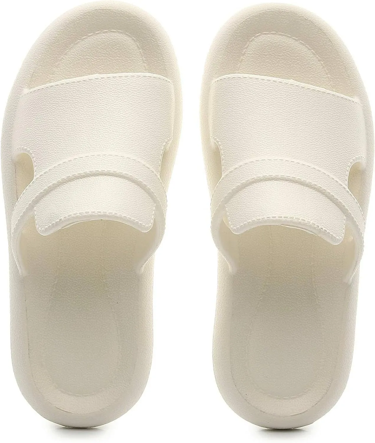 Crazy Lady Women's House Slippers Shower Shoes Outdoor Indoor Slides Soft Flat Comfy Anti-Slip Sandals