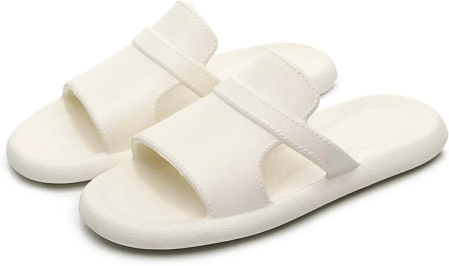 Crazy Lady Women's House Slippers Shower Shoes Outdoor Indoor Slides Soft Flat Comfy Anti-Slip Sandals