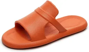 Crazy Lady Women's House Slippers Shower Shoes Outdoor Indoor Slides Soft Flat Comfy Anti-Slip Sandals