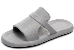 Crazy Lady Women's House Slippers Shower Shoes Outdoor Indoor Slides Soft Flat Comfy Anti-Slip Sandals