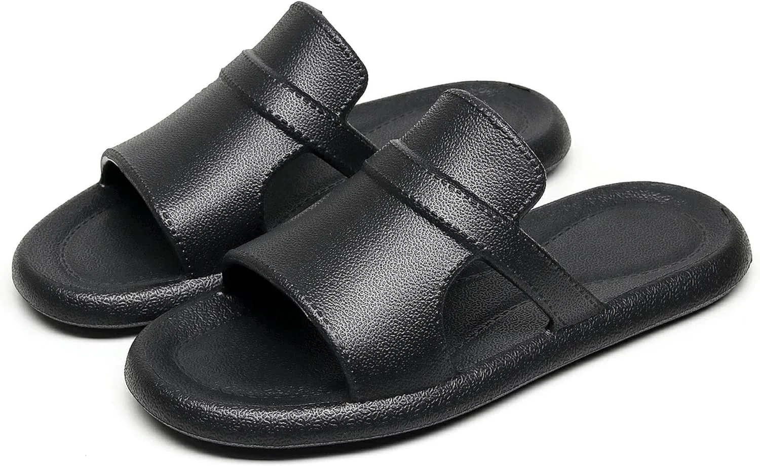 Crazy Lady Women's House Slippers Shower Shoes Outdoor Indoor Slides Soft Flat Comfy Anti-Slip Sandals