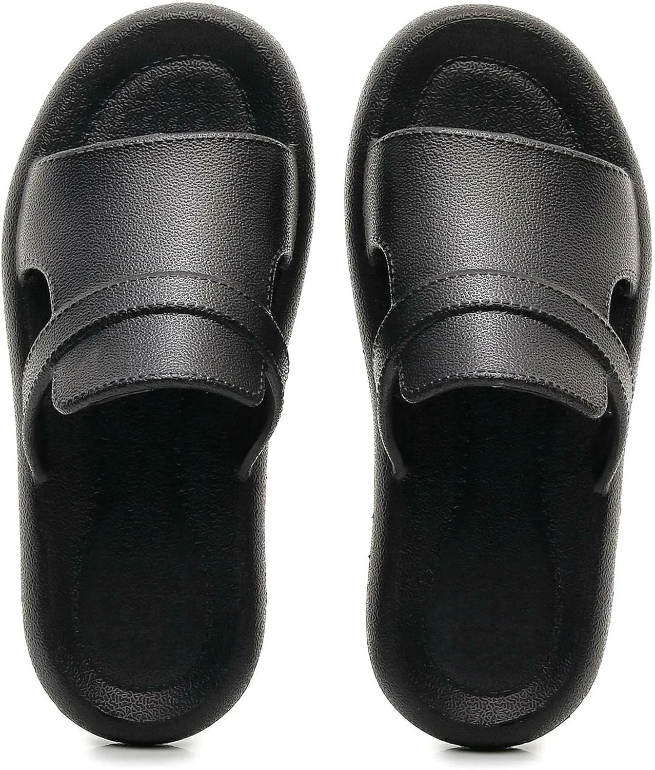 Crazy Lady Women's House Slippers Shower Shoes Outdoor Indoor Slides Soft Flat Comfy Anti-Slip Sandals