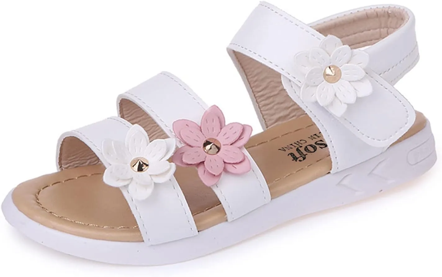 Cute Girl Flip Flops Toddler Cross Girls Shoes Non-Slip Sandals Kids Rubber Glitter Sandals for Toddler Girls