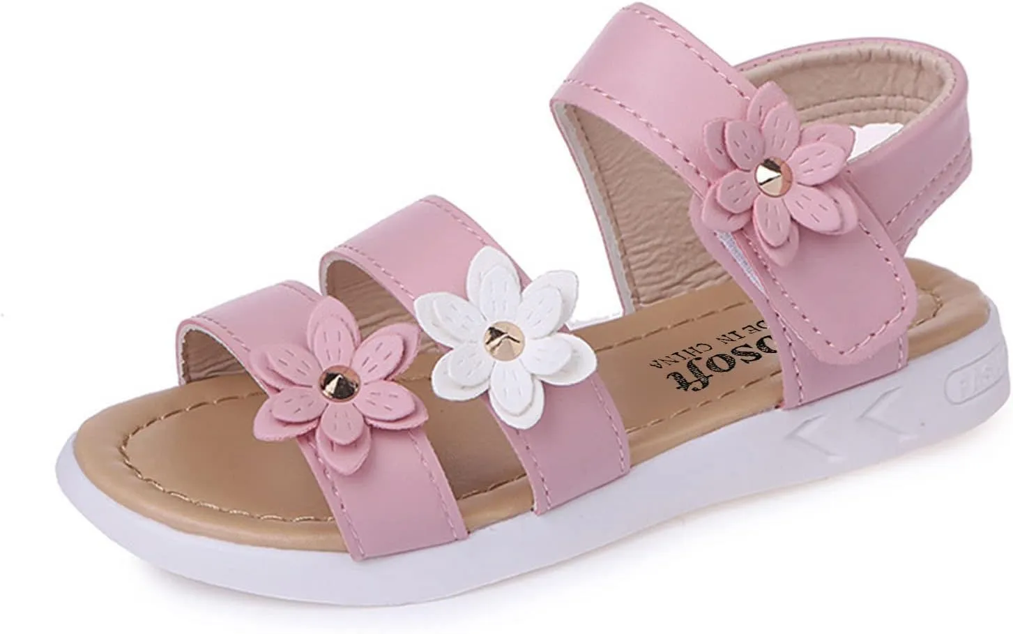Cute Girl Flip Flops Toddler Cross Girls Shoes Non-Slip Sandals Kids Rubber Glitter Sandals for Toddler Girls