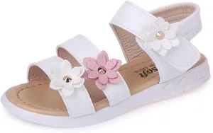 Cute Girl Flip Flops Toddler Cross Girls Shoes Non-Slip Sandals Kids Rubber Glitter Sandals for Toddler Girls