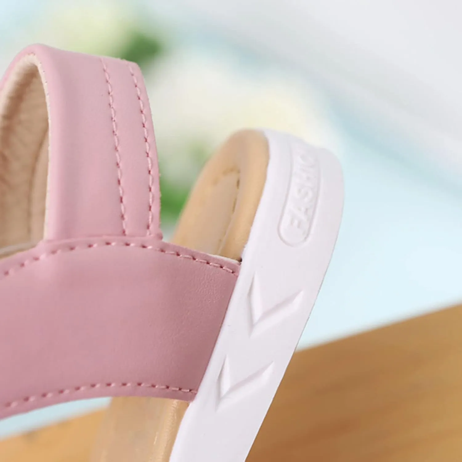 Cute Girl Flip Flops Toddler Cross Girls Shoes Non-Slip Sandals Kids Rubber Glitter Sandals for Toddler Girls