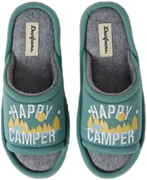 Dearfoams womens Matching Family Indoor/Outdoor Summer Camping Slide Slipper