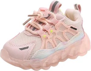 Fashion Light On Baby Shoes Breathable Soft Sole Slip-on Athletic Sneakers Toddler Cool Girls Fashion Sneaker
