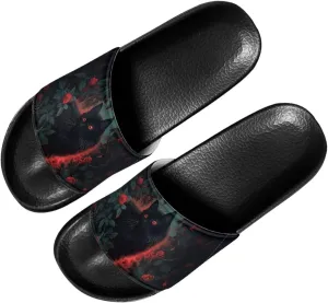 Forchrinse Women Soft Non Slip Sandals Flat Slides for Beach Pool Shower Home Slippers