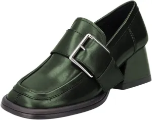 FOWT Women Platfrom Round Toe Penny Loafers Chunky Block Low Heel Pumps Slip on Buckle Decor Office Daily Shoes Size 4-16 US