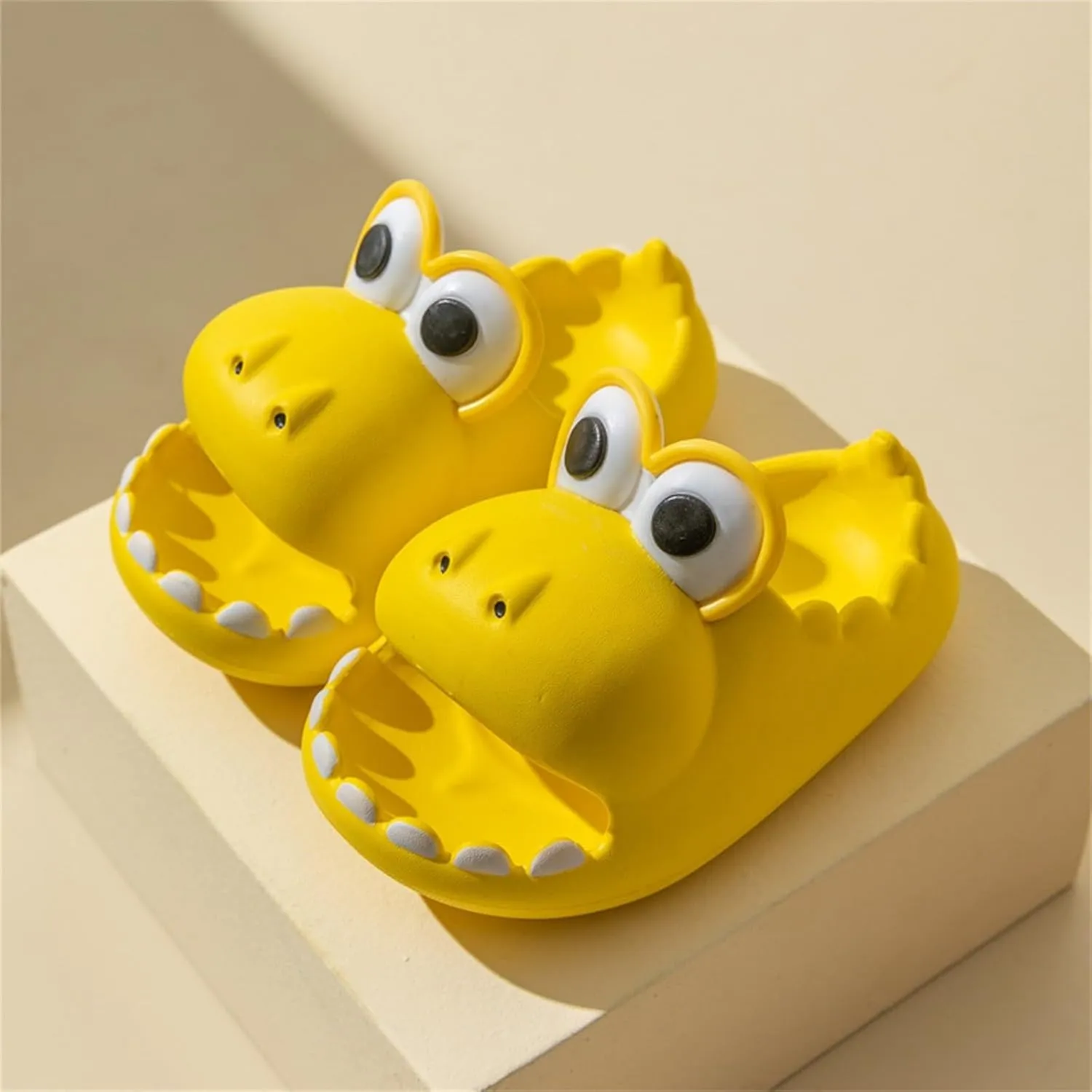 Generic Kids Unisex Dinosaur Slides Fun Animal Pattern Slipper Lightweight Cozy Non-Slip Sandals for Bathroom Outdoor, Ouc825tVh