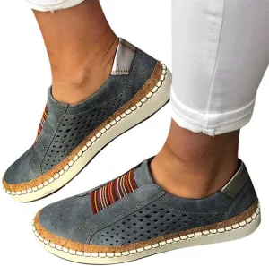 Gibobby Walking Shoes for Women Slip ons,New Wedge Sneakers Women's Outdoor Sneakers Fashion Casual Hollow Fashion Casual for Women Wedge Sneakers