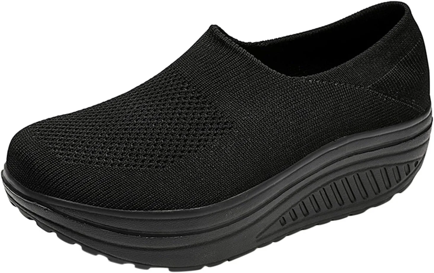 Gym Shoes for Women Weight Lifting Non Slip Work Shoes Women Size 11 Nurse Shoes for Women Comfortable Wide Women's Fashion Sneakers Lace-Up Woven Knit Upper Tenis OrtopéDicos De Mujer