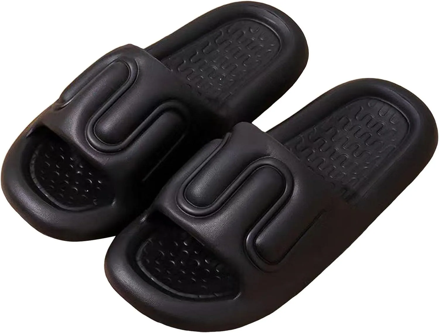 Indoor Slipper Women and Men Bathroom Slipper Womens Showers Sandals Cloud Slides Shower Slides Non-Slip Non Slip