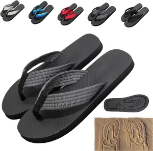 Invisible Flip Flops, Fun Printed Flip Flops for Men & Women, Comfortable Quick-Drying Non-Slip Sandals