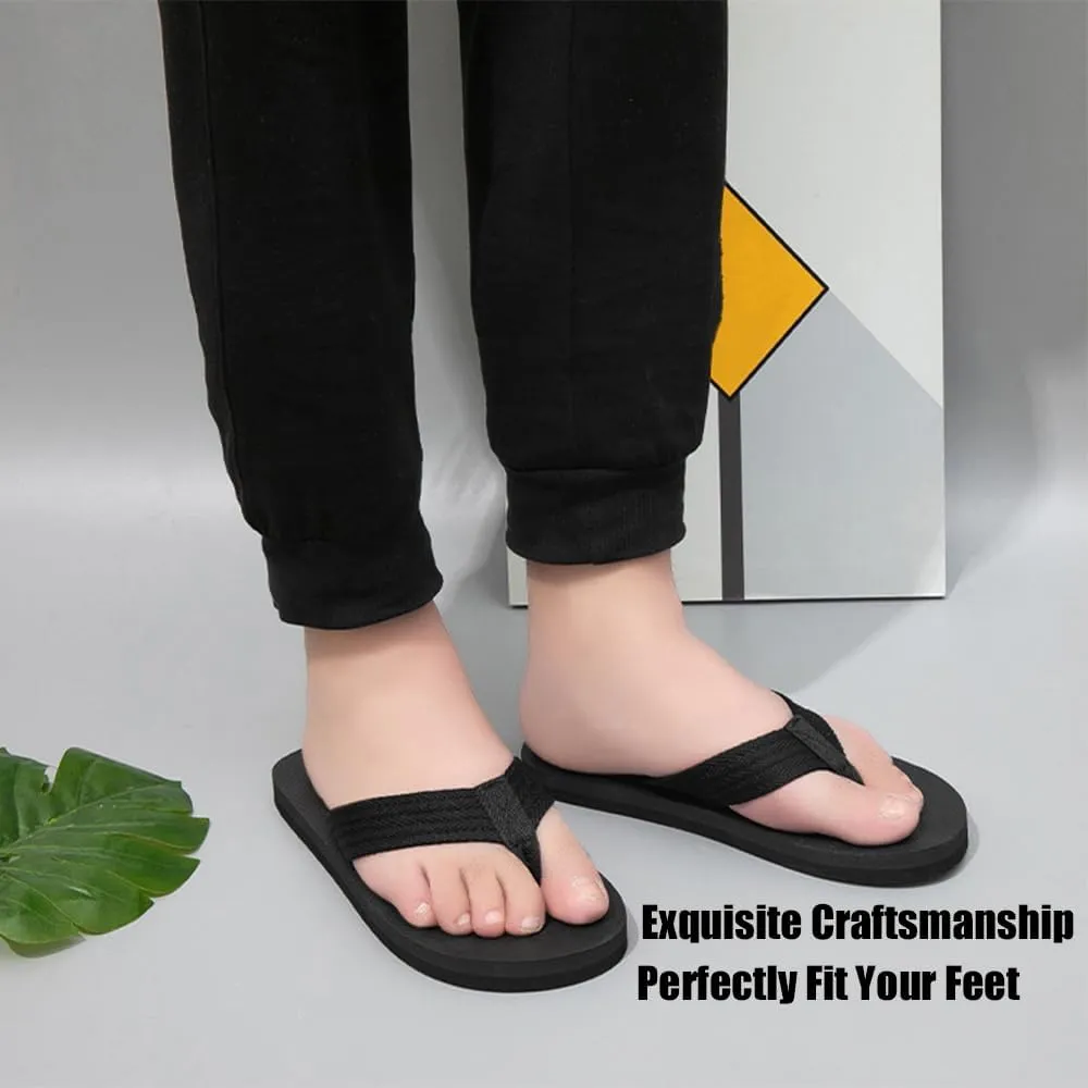 Invisible Flip Flops, Fun Printed Flip Flops for Men & Women, Comfortable Quick-Drying Non-Slip Sandals