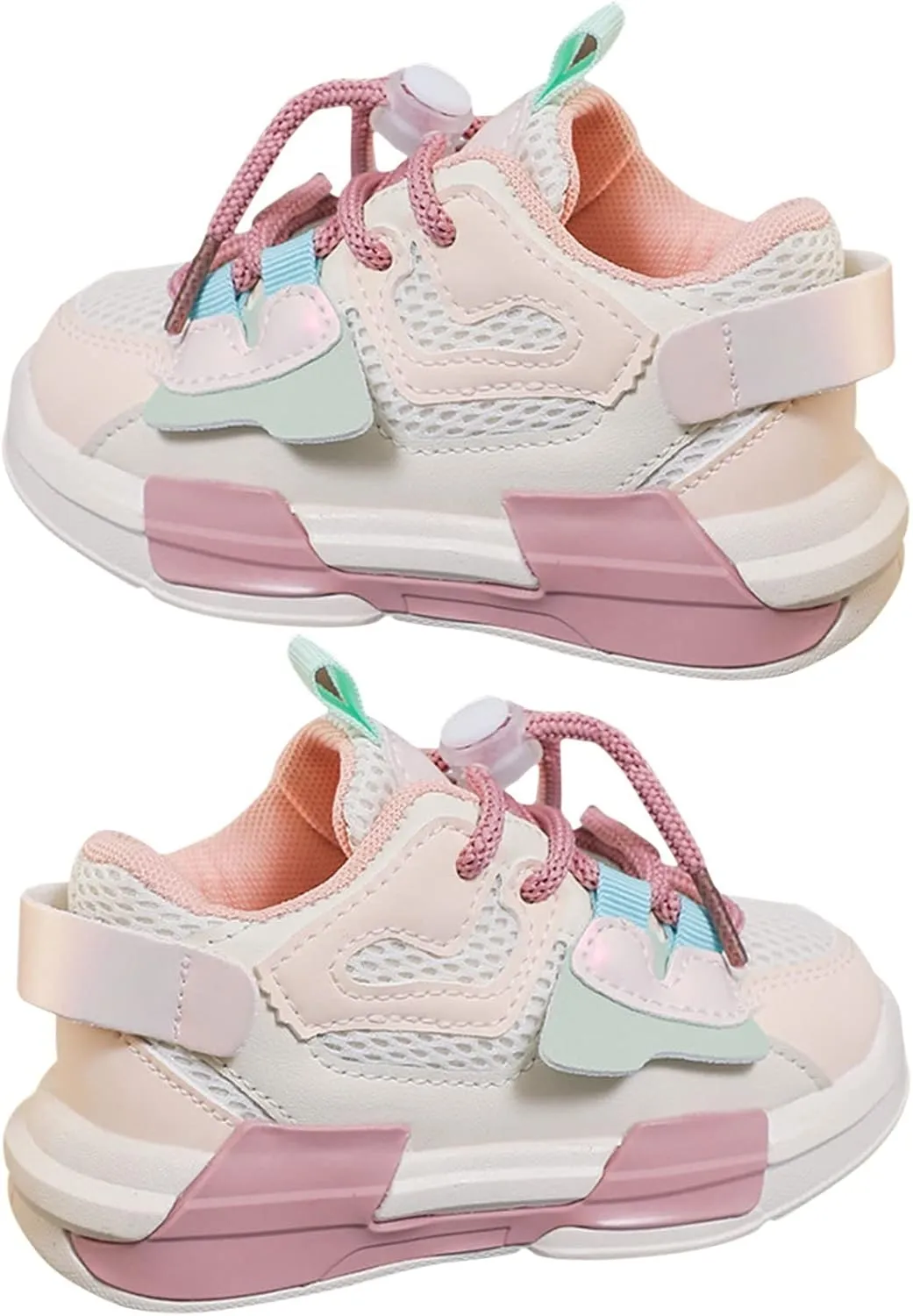 Kids Basketball Shoes Super Light Sneakers with Lace-Up High-Top Sneakers Running Non-Slip Sport Shoes Tennis Shoes