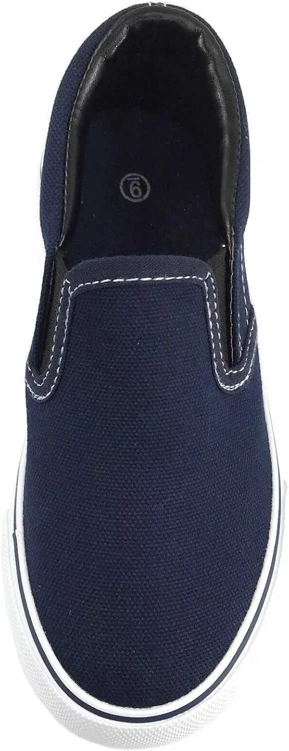 Kid's Classic Slip On Canvas Sneaker Tennis Shoes
