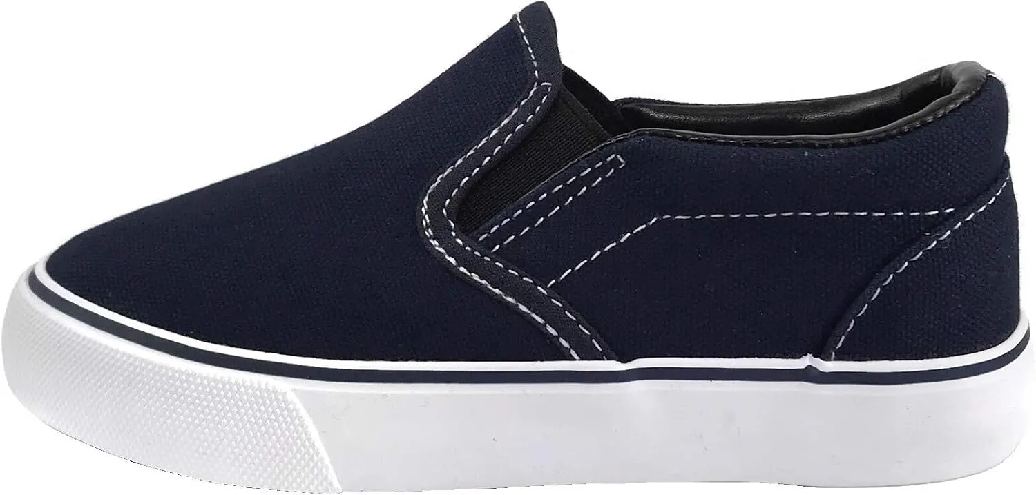 Kid's Classic Slip On Canvas Sneaker Tennis Shoes