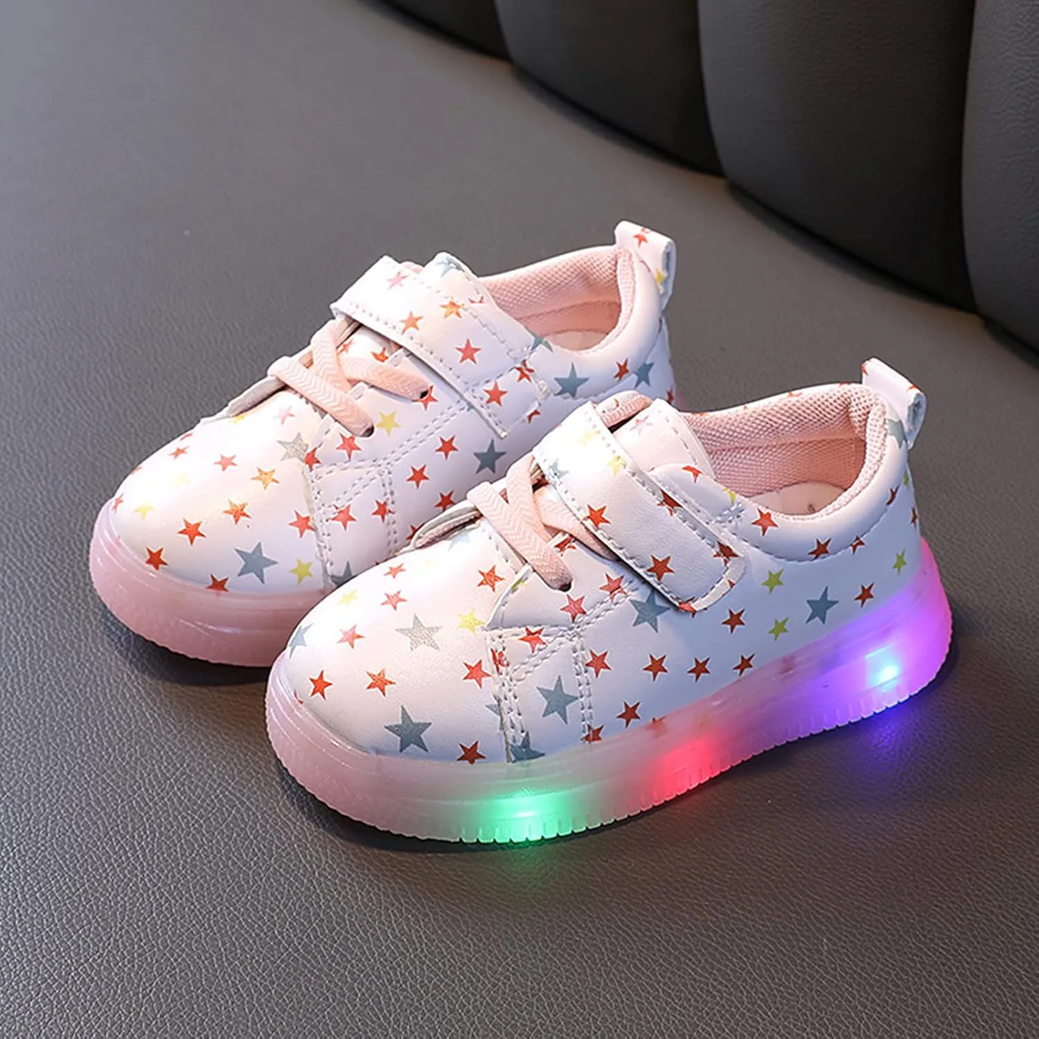Kids Light Up Shoes Led Flash Sneakers USB Charge for Boys Girls Best Gift for Birthday Thanksgiving Christmas Day