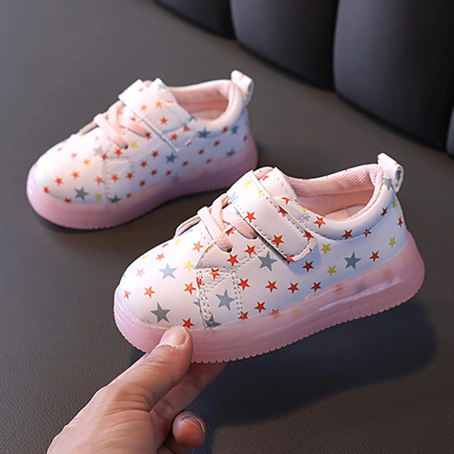 Kids Light Up Shoes Led Flash Sneakers USB Charge for Boys Girls Best Gift for Birthday Thanksgiving Christmas Day
