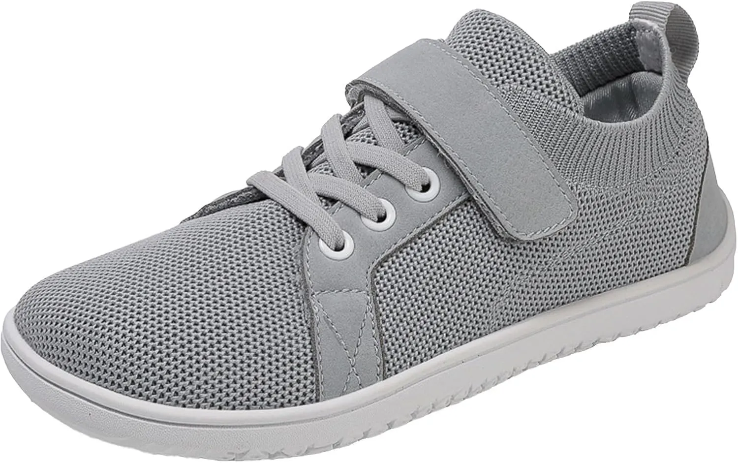 Kids Mesh Running Sneakers Hook Loop Flat Non Slip Breathable Sport Shoes Youth Childrens Athletic Walking Casual Shoes