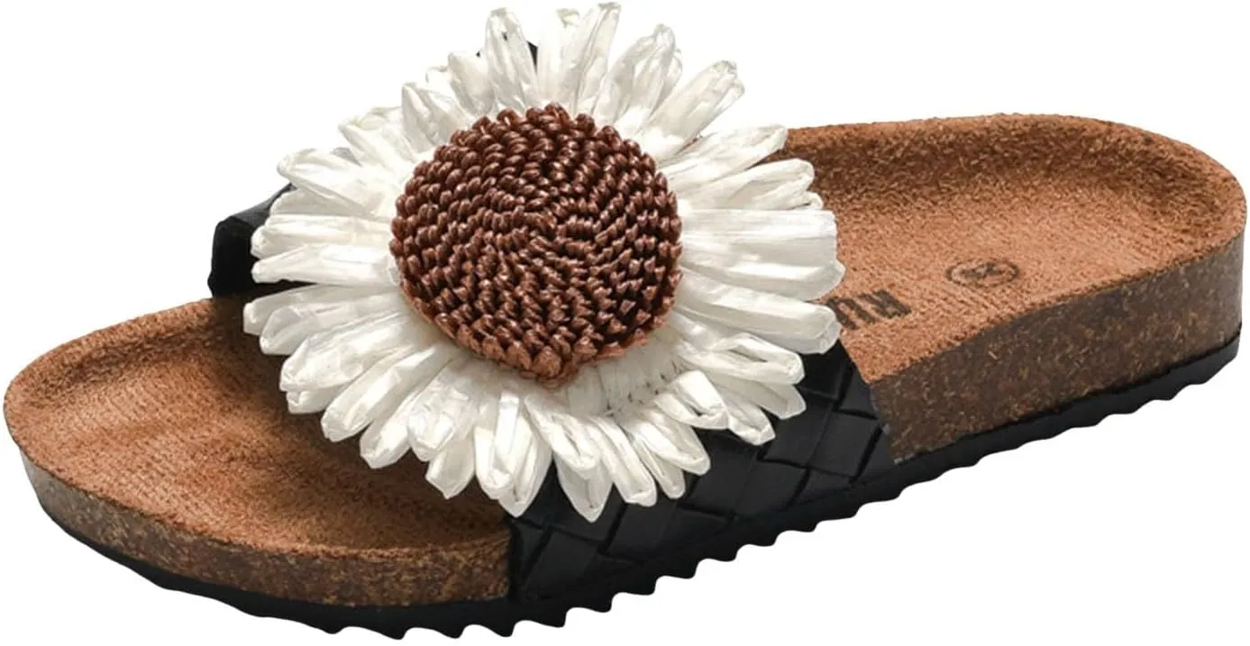 Kids Sandals Boys Girls Slide Summer Non Slip Sandals for Indoor Outdoor Flower Casual Easter for Girls