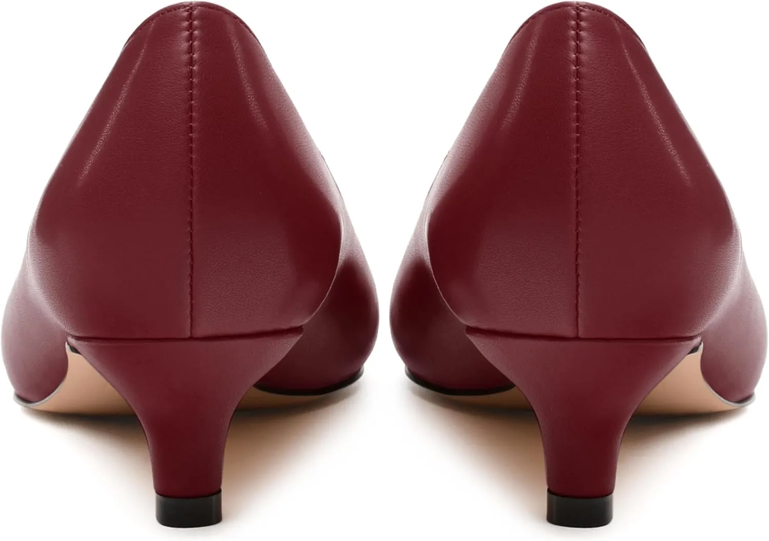 Kitten Heels for Women, Pointed Toe Kitten Low Heels Bow Tie Women's Pumps, Comfortable Dress Wedding Office Daily Shoes