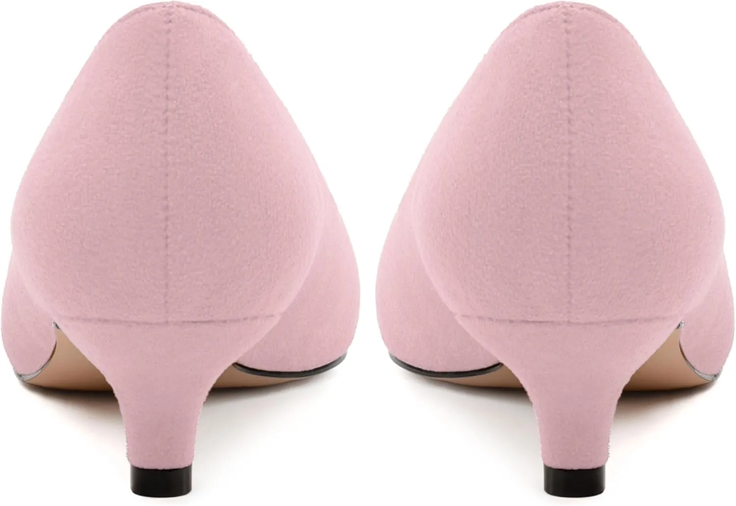 Kitten Heels for Women, Pointed Toe Kitten Low Heels Bow Tie Women's Pumps, Comfortable Dress Wedding Office Daily Shoes