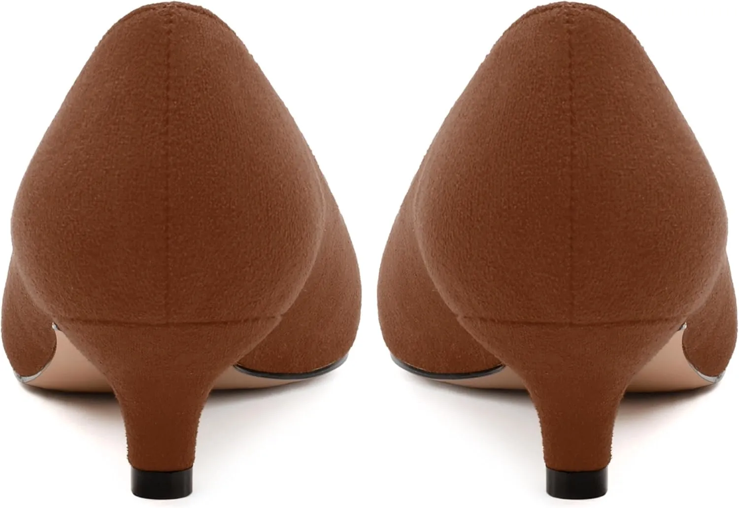 Kitten Heels for Women, Pointed Toe Kitten Low Heels Bow Tie Women's Pumps, Comfortable Dress Wedding Office Daily Shoes