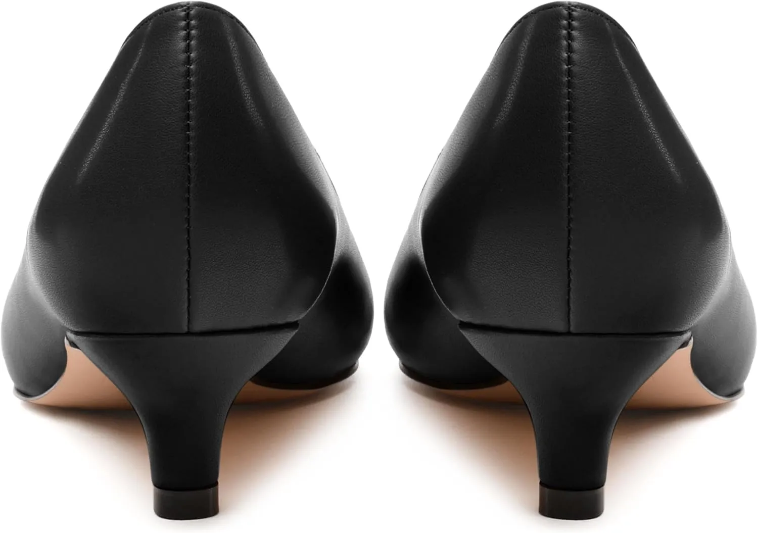 Kitten Heels for Women, Pointed Toe Kitten Low Heels Bow Tie Women's Pumps, Comfortable Dress Wedding Office Daily Shoes