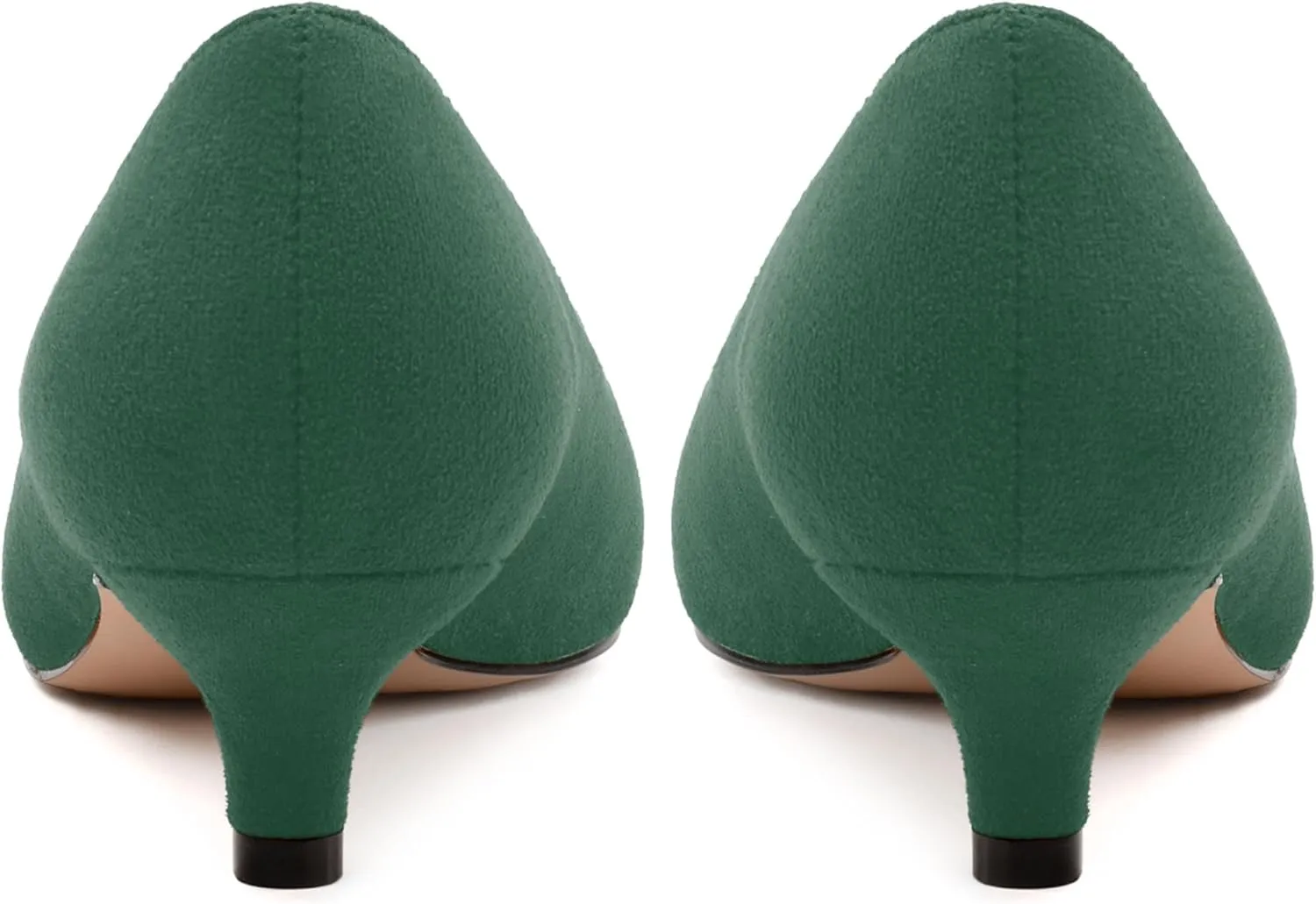 Kitten Heels for Women, Pointed Toe Kitten Low Heels Bow Tie Women's Pumps, Comfortable Dress Wedding Office Daily Shoes