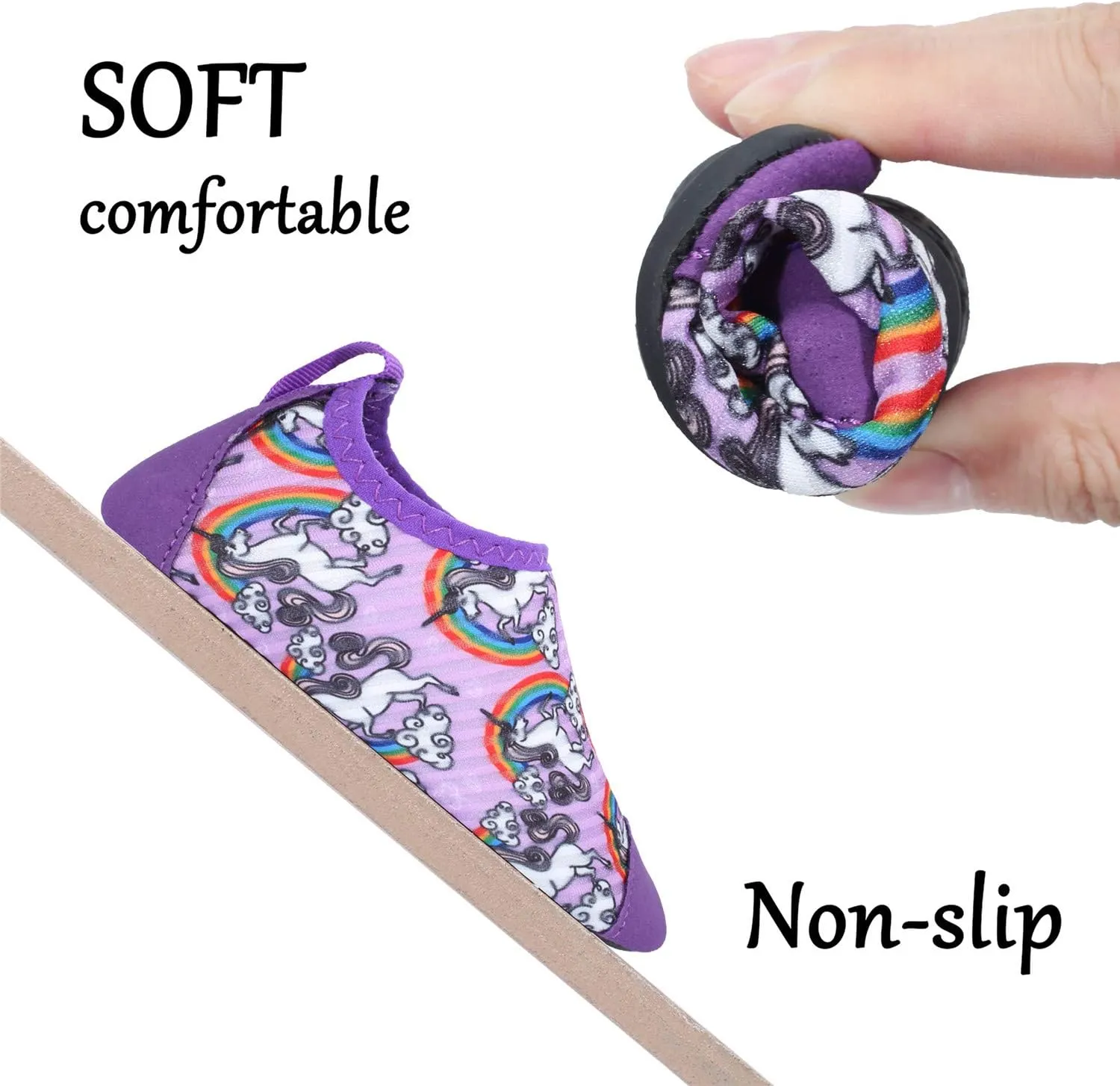 L-RUN Water Shoe for Kids Boys Girls Summer Swim Shoes for Beach Pool Sand Yoga